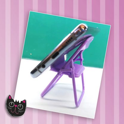 Mini silla kawaii porta celular - Imagen 4