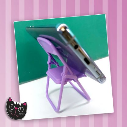 Mini silla kawaii porta celular - Imagen 3