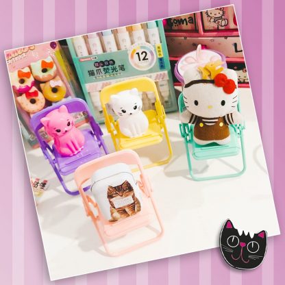 Mini silla kawaii porta celular - Imagen 6